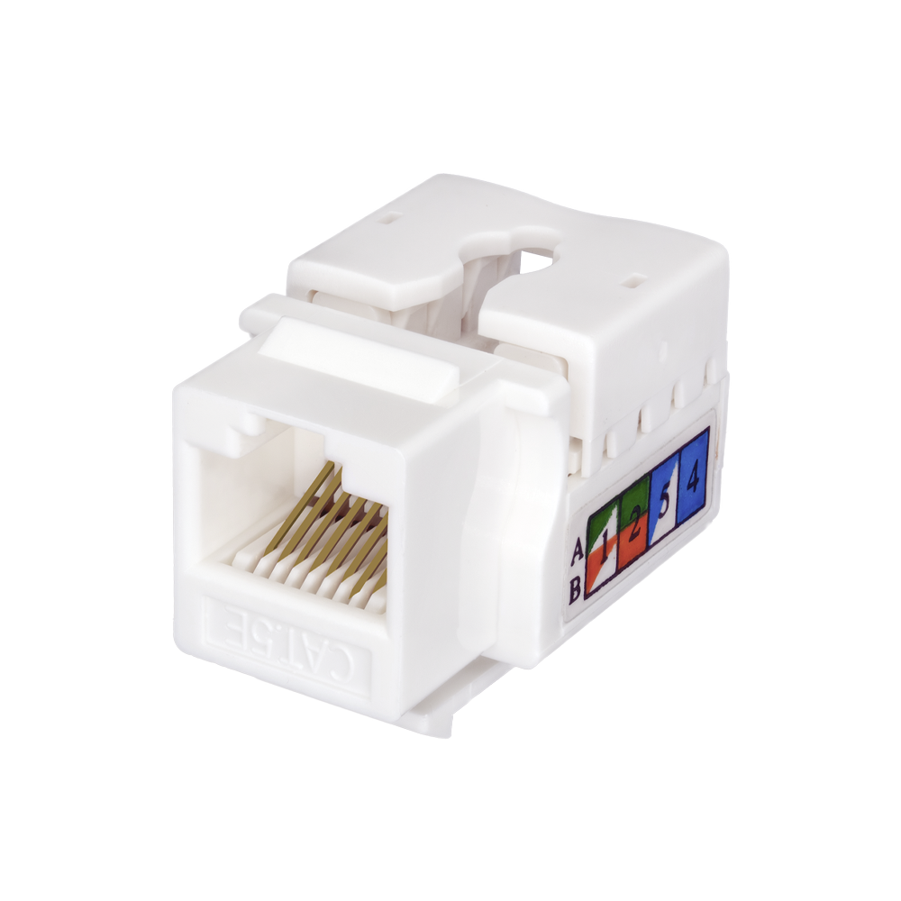 Формата keystone jack. Keystone Jack 8p8c (RJ-45), UTP, Cat.5e. Инструментальная заделка, белый. Модуль Keystone Jack RJ-45 (8p8c),. Модуль Keystone Jack RJ-45(8p8c), UTP, Cat 5e, Тип 180 градусов, самозажимной, белый "Rexant". Розеточный модуль Keystone.